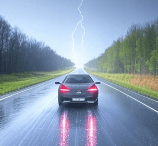 Poor visibility & weather