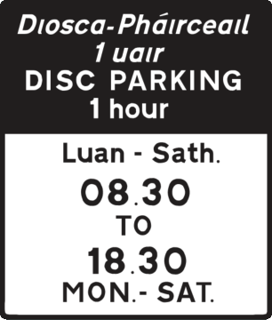 Disc parking