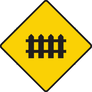 Level crossing with gates