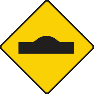 Sharp rise or humpback bridge
