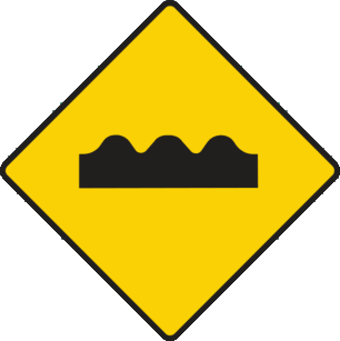 Series of bumps or hollows