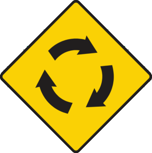 Roundabout ahead