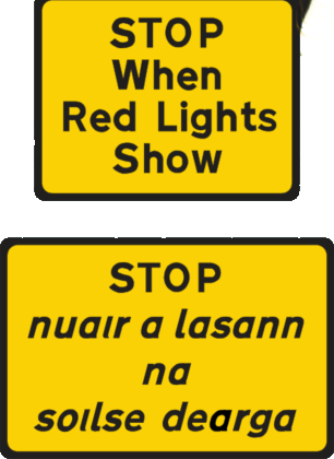 Stop when red lights show