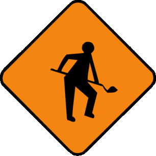 Roadworks ahead
