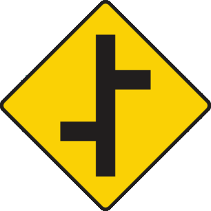 Staggered crossroads