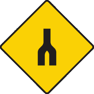 Dual carriageway ends