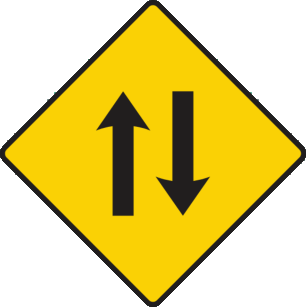 Two-way traffic ahead