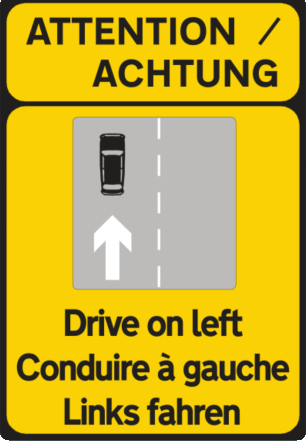 Drive on the left