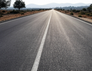 Keep left of the white line