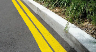 Double yellow lines